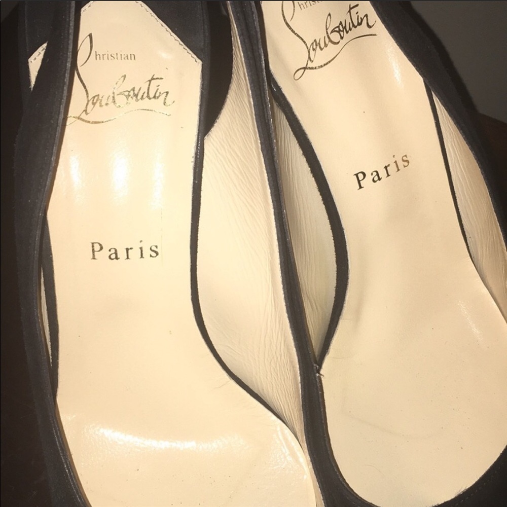 Sling heel Louboutin - Picture 4 of 6